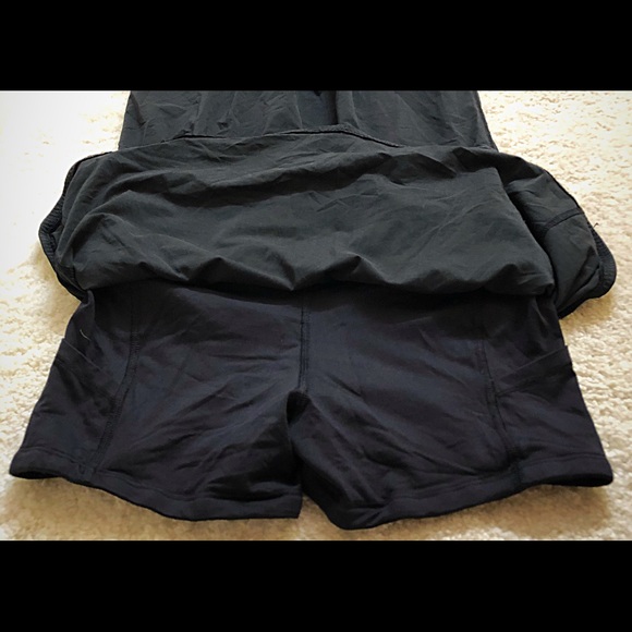 Lululemon Run For Your Money Black Romper, Size 2 - Picture 6 of 7